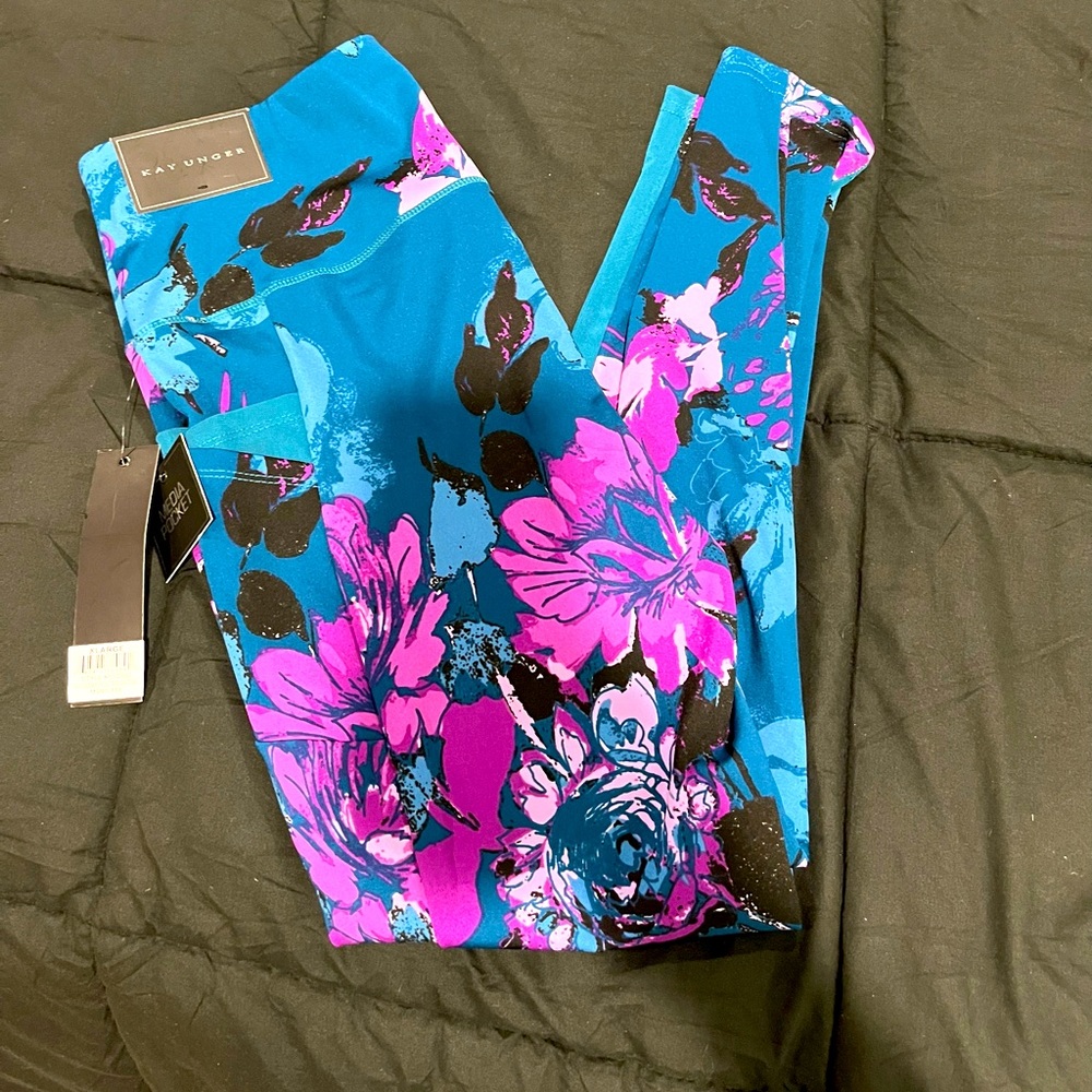 Kay Unger - Floral Leggings